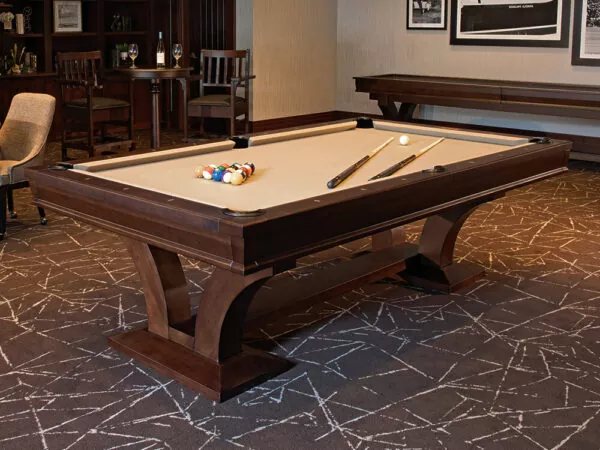 The Hamilton Dining Billiards Table with Sand Felt